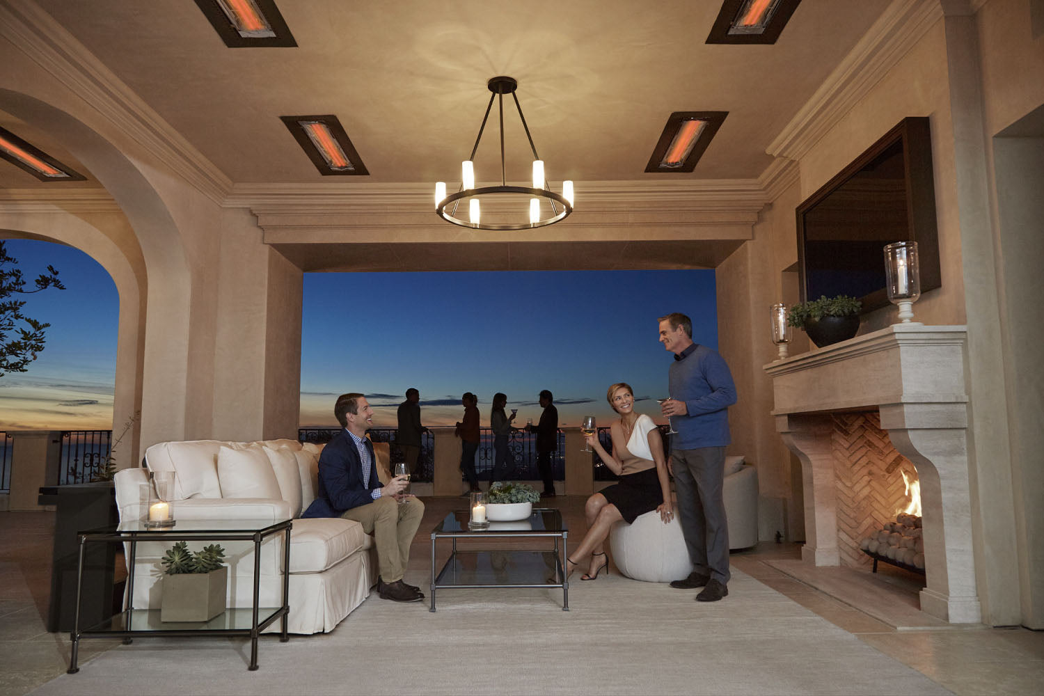 Infratech WD-Series Double Element 6000Watt Outdoor Infrared Electric Heater | 277V