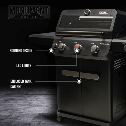 Monument Mesa 325 | Black Propane Gas Grill