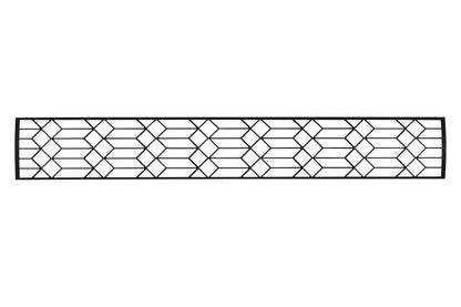Infratech Motif Craftsman Fascia Kit for Double Element Heater | Black
