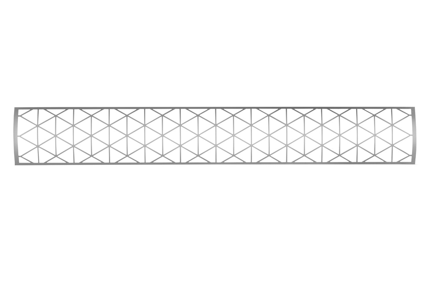Infratech Motif Contemporary Fascia Kit for Double Element Heater | Stainless Steel