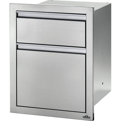Napoleon - 18" X 24" Stainless Steel Large and Standard Double Drawer