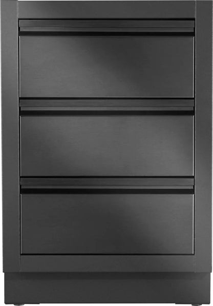 Napoleon OASIS Three Drawer Cabinet, Matte Black - IM-3DC-MK-1