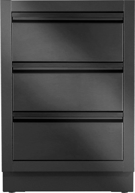 Napoleon OASIS Two Drawer Cabinet, Matte Black - IM-2DC-MK-1