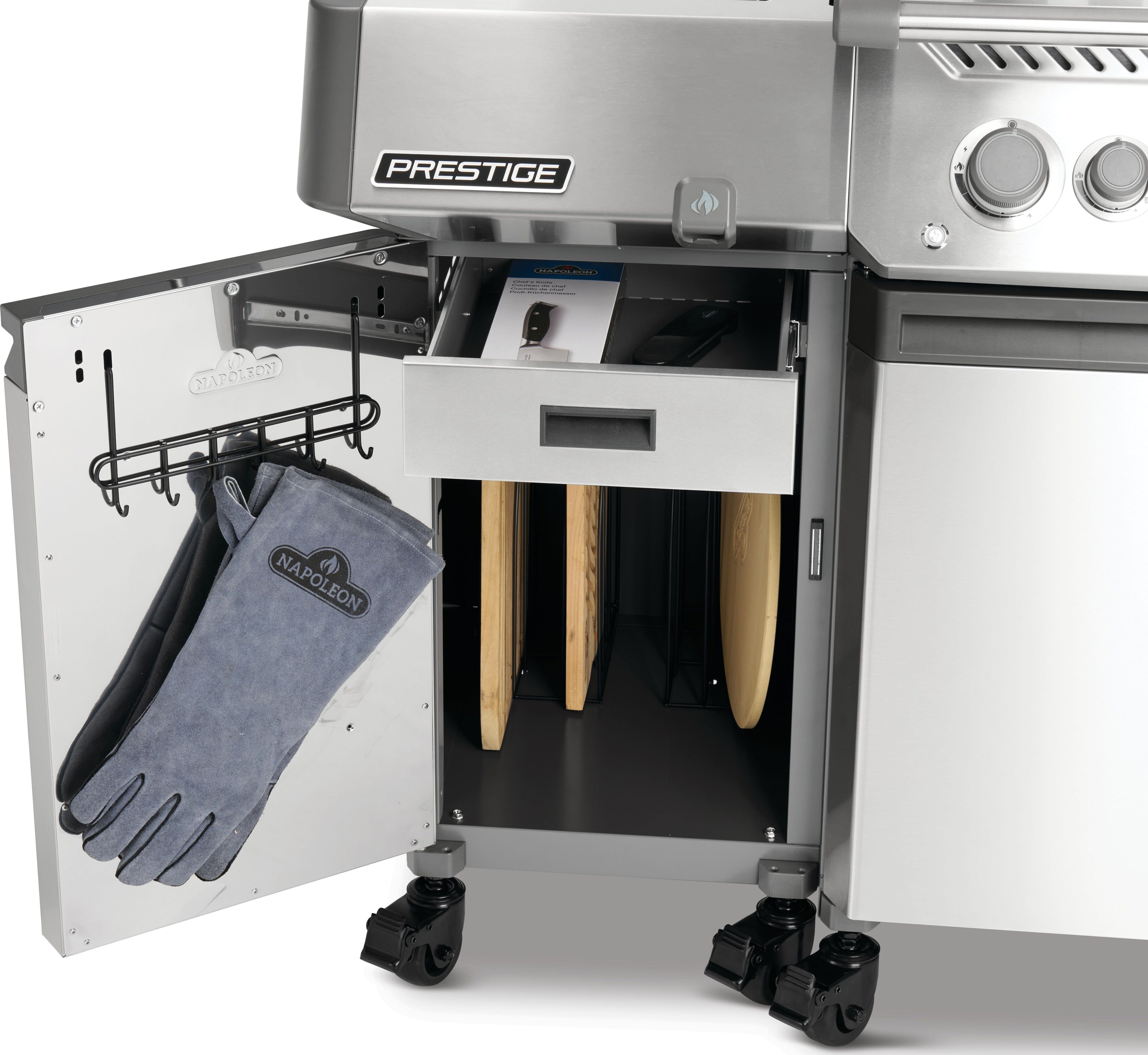 Napoleon Prestige Under Grill Storage (2 Carts)