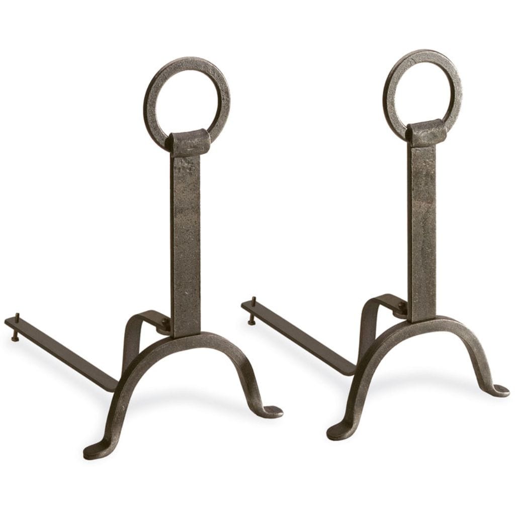 Pilgrim - 11" Vintage Iron Blacksmith Andiron