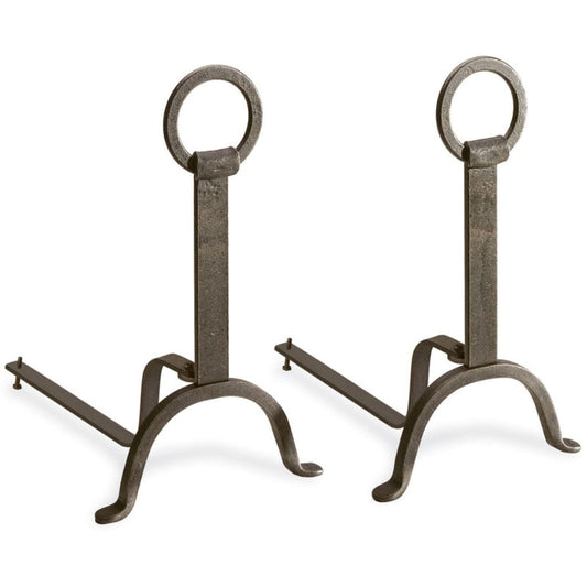 Pilgrim - 11" Vintage Iron Blacksmith Andiron