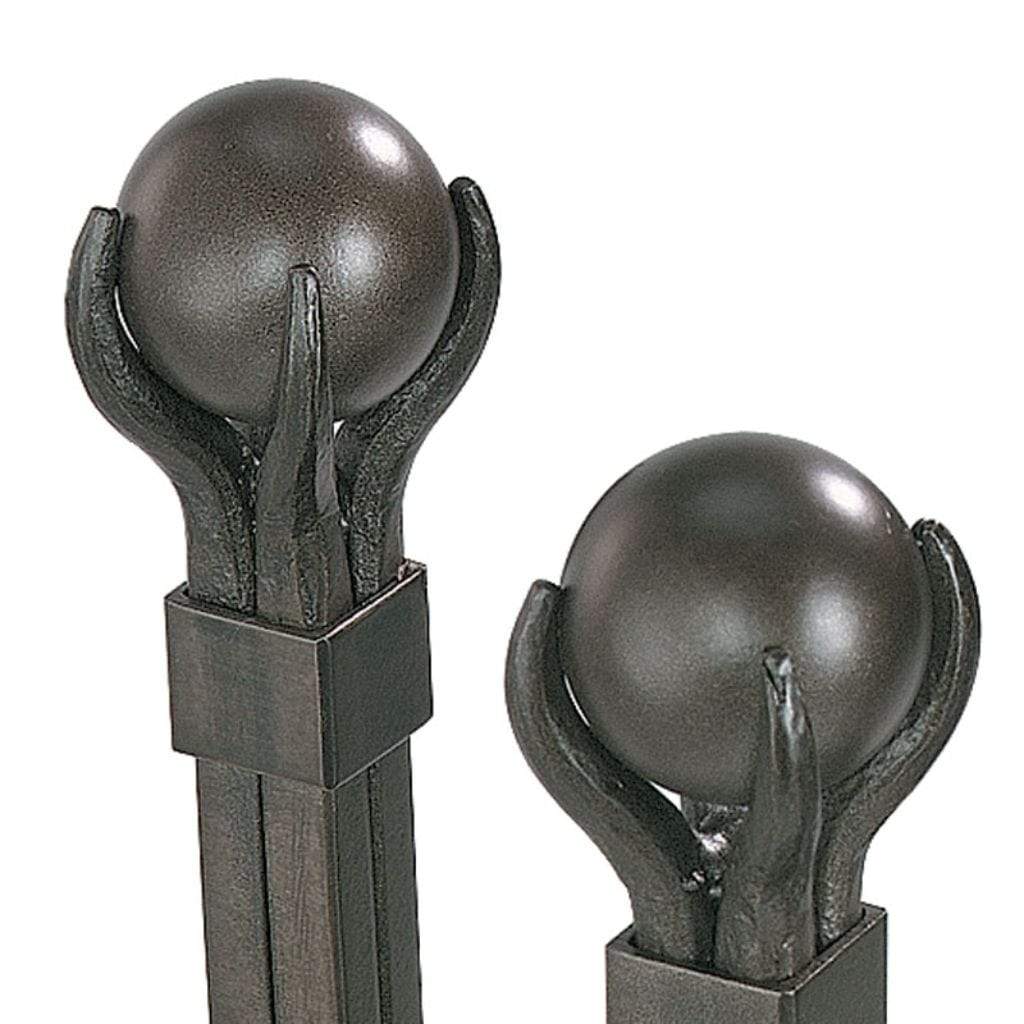 Pilgrim - 15" Black Ball and Claw Wood Holder