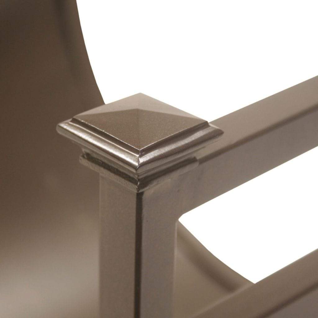 Pilgrim - 17" Burnished Bronze Addison Wood Holder