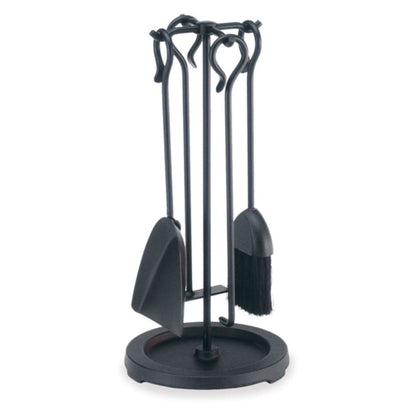 Pilgrim - 18" 4-Piece Matte Black Compact Tool Set