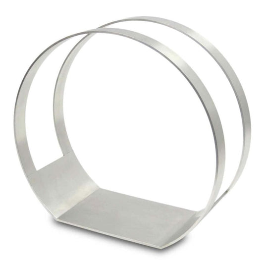 Pilgrim - 24" Stainless Steel Modern Wood Holder