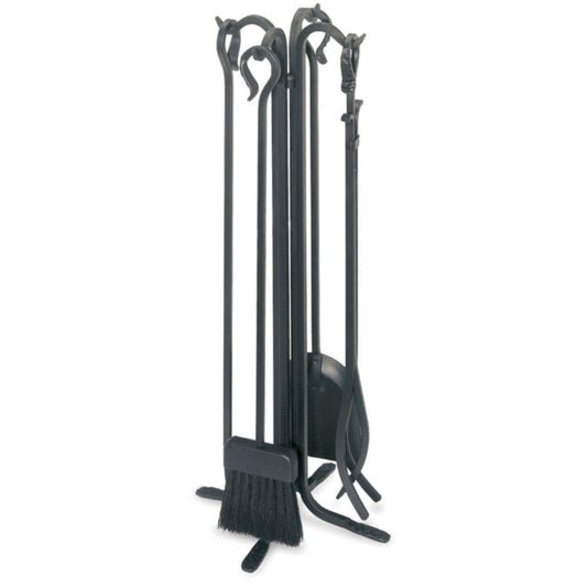 Pilgrim - 28" Matte Black Forged Hearth