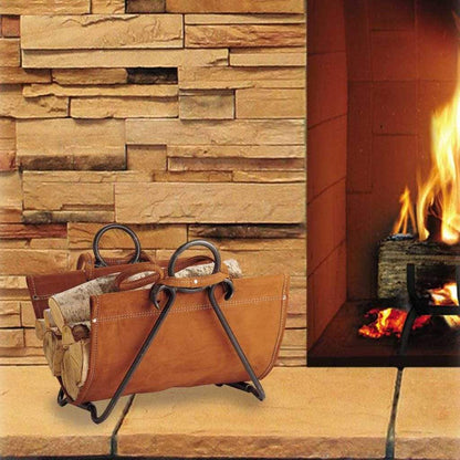 Pilgrim - 29" Vintage Iron Forged Iron Log Carrier