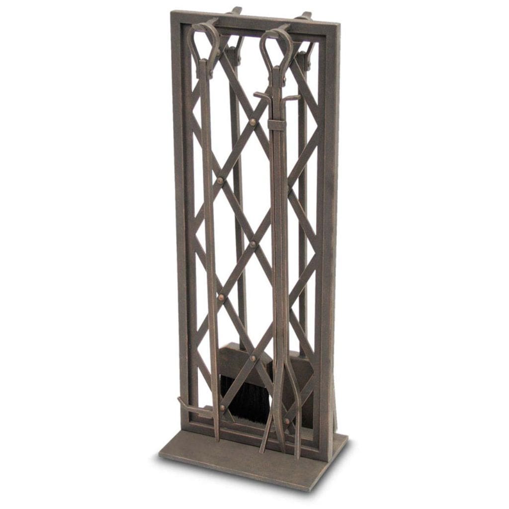 Pilgrim - 30" 4-Piece Distressed Bronze Iron Weave Tool Set