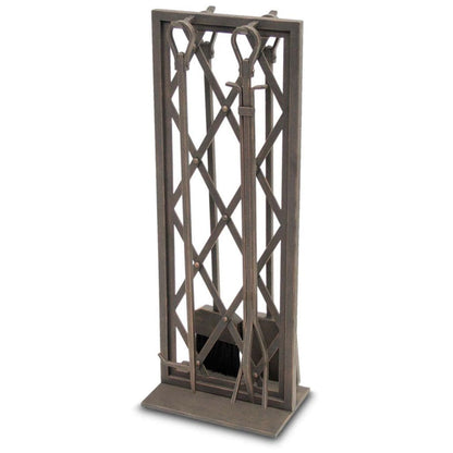 Pilgrim - 30" 4-Piece Distressed Bronze Iron Weave Tool Set