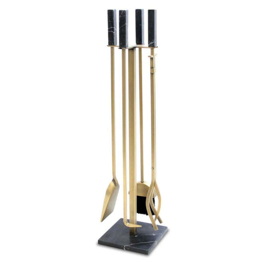 Pilgrim - 33" 4-Piece Burnished Brass Marble – Nero Tool Set