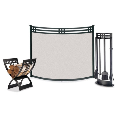 Pilgrim - 33" 4-Piece Matte Black Portfolio