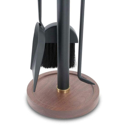 Pilgrim - 34" 4-Piece New Haven Walnut Handle Tool Set Brass