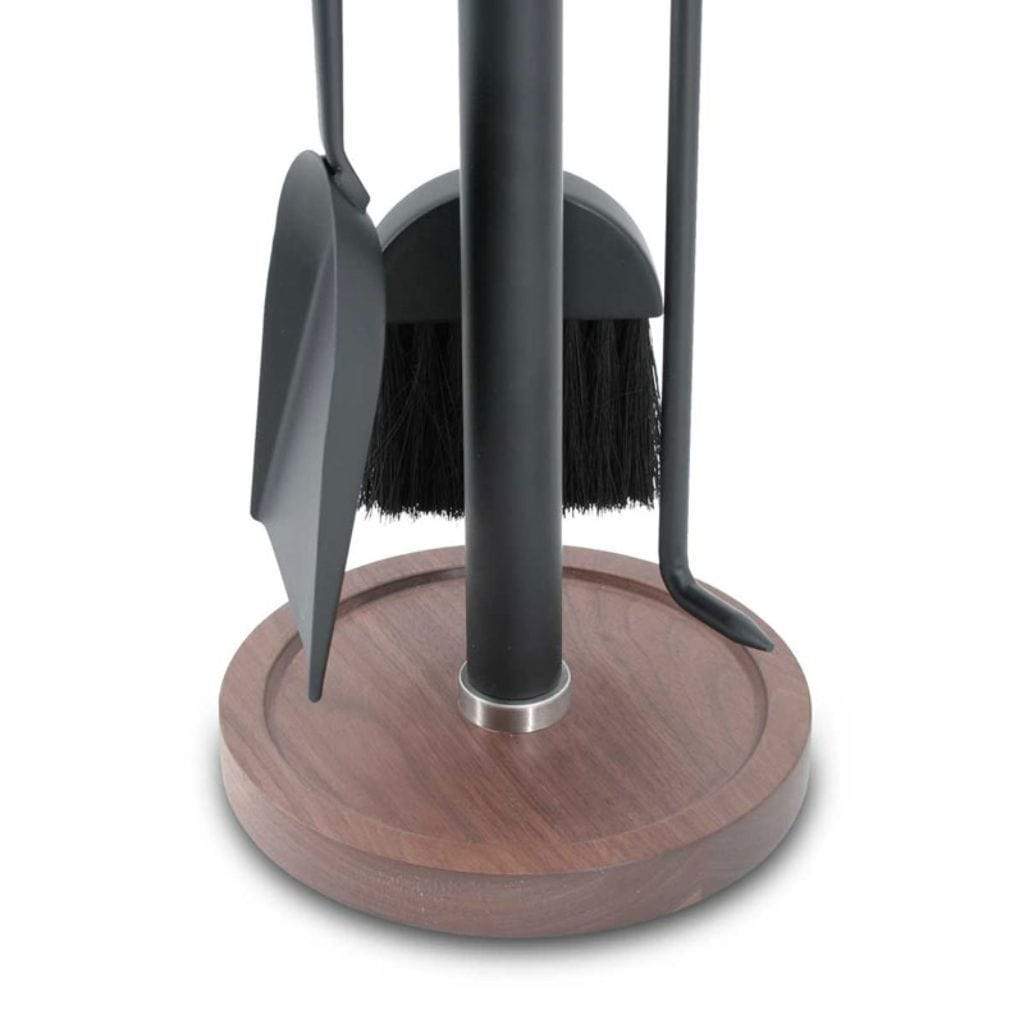 Pilgrim - 34" 4-Piece New Haven Walnut Handle Tool Set Soft Nickel