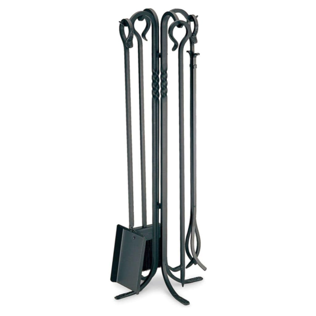 Pilgrim - 39" 4-Piece Matte Black Lodge Tools