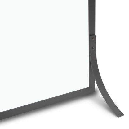 Pilgrim - 39" Black Valiant Single Panel Glass