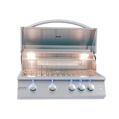 RCS Premier 32" Built-in Grill with LED Lights RJC32AL