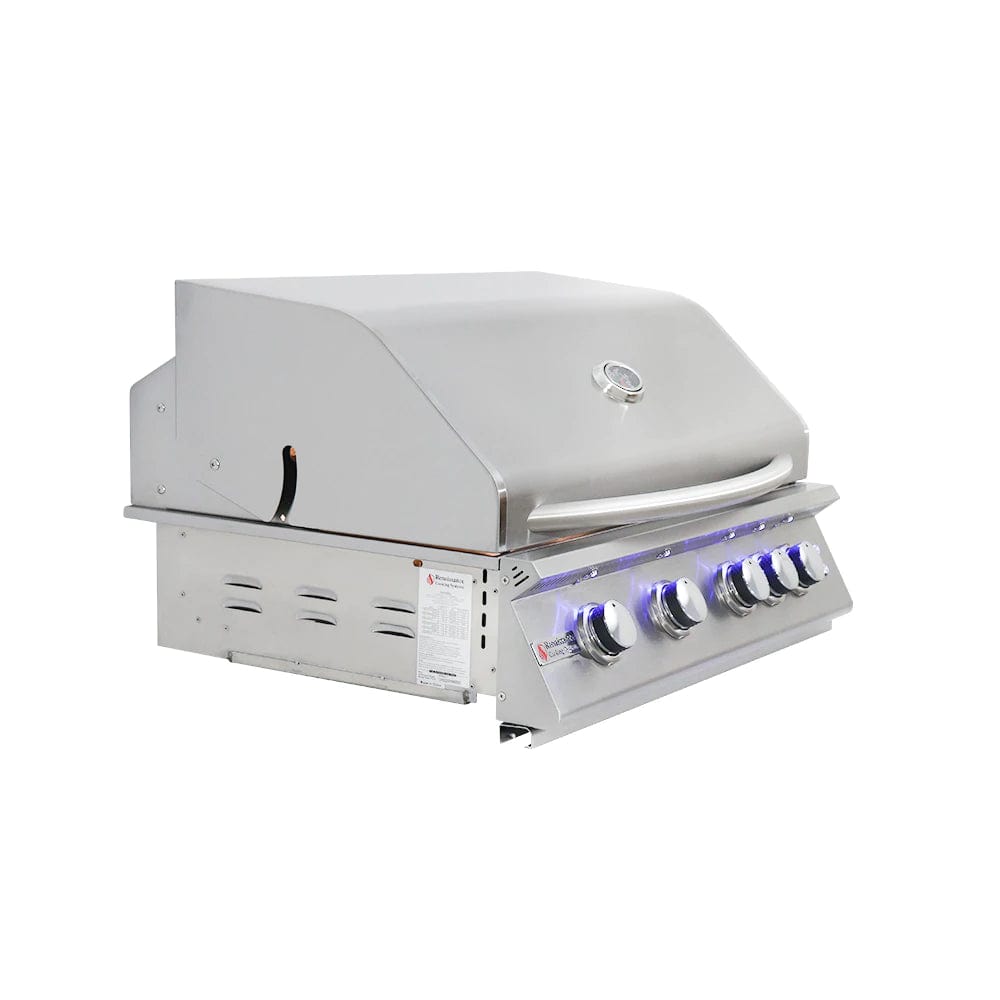 RCS Premier 32" Built-in Grill with LED Lights RJC32AL