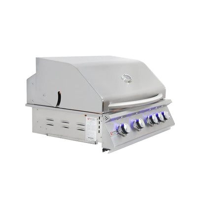 RCS Premier 32" Built-in Grill with LED Lights RJC32AL
