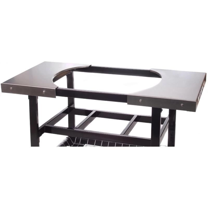 Primo Steel Cart With Stainless Steel Side Tables For Oval Junior - PG00320
