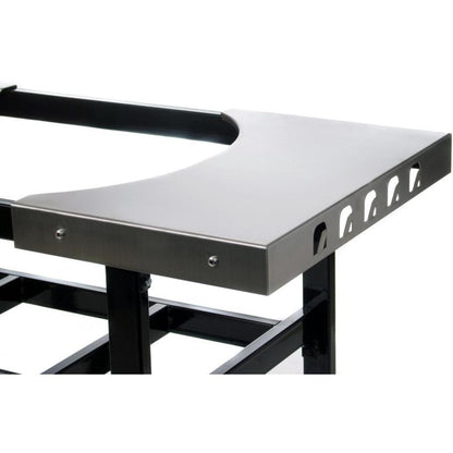 Primo Steel Cart With Stainless Steel Side Tables For Oval Junior - PG00320