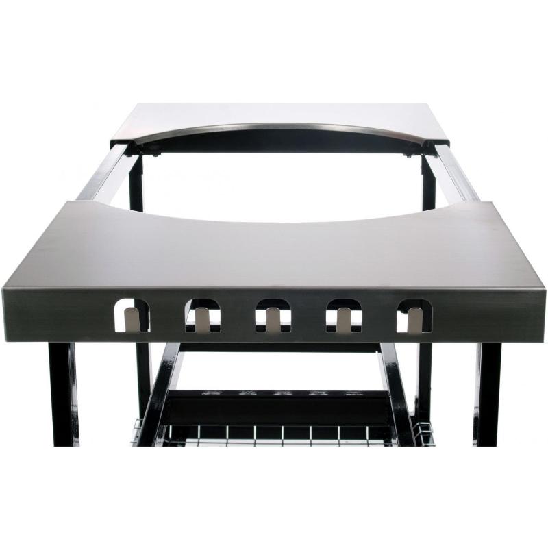 Primo Steel Cart With Stainless Steel Side Tables For Oval Junior - PG00320