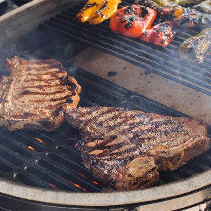 Primo Half Moon Cast Iron Searing Grate For Primo Oval XL 400 Grills - PG00361