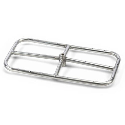 Rectangle Stainless Steel Fire Ring by HPC Fire