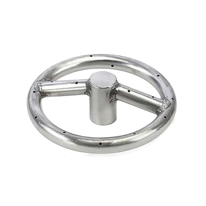 Round Stainless Steel Fire Ring by HPC Fire