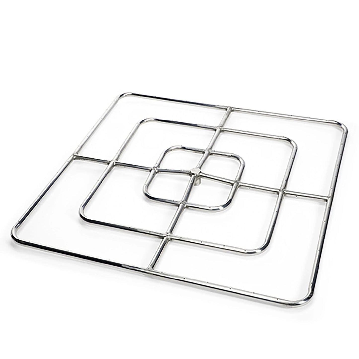 Square Stainless Steel Fire Ring by HPC Fire