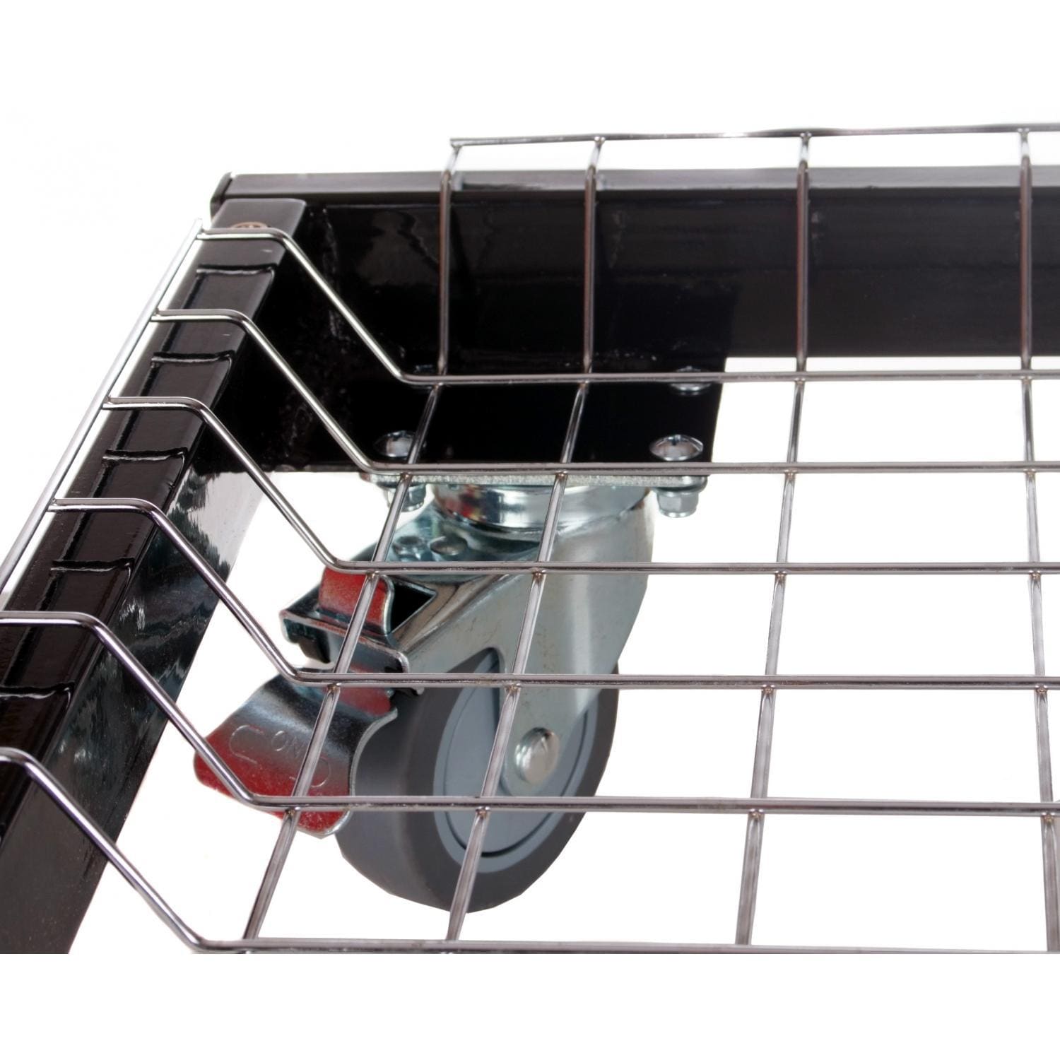 Primo Cart Base with Basket and Stainless Side Shelves