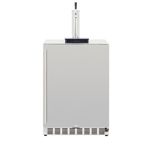 Summerset 24" 6.6c Deluxe Outdoor Rated Kegerator Single Tap Stainless Steel