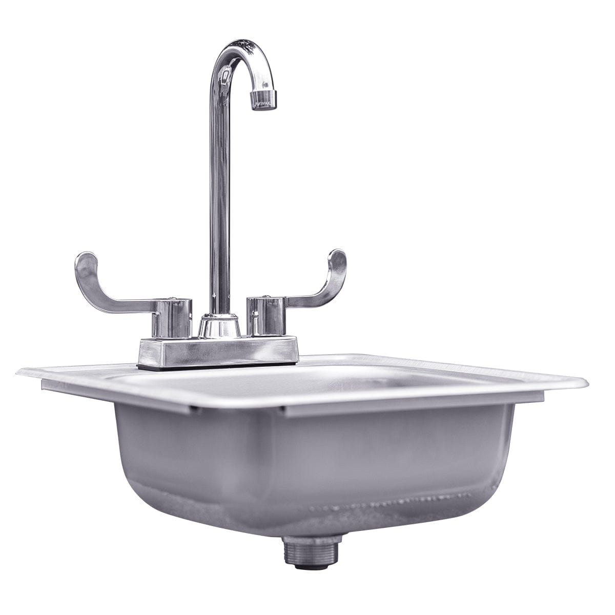 Summerset 15" Drop-in Outdoor Sink & Hot/Cold Faucet