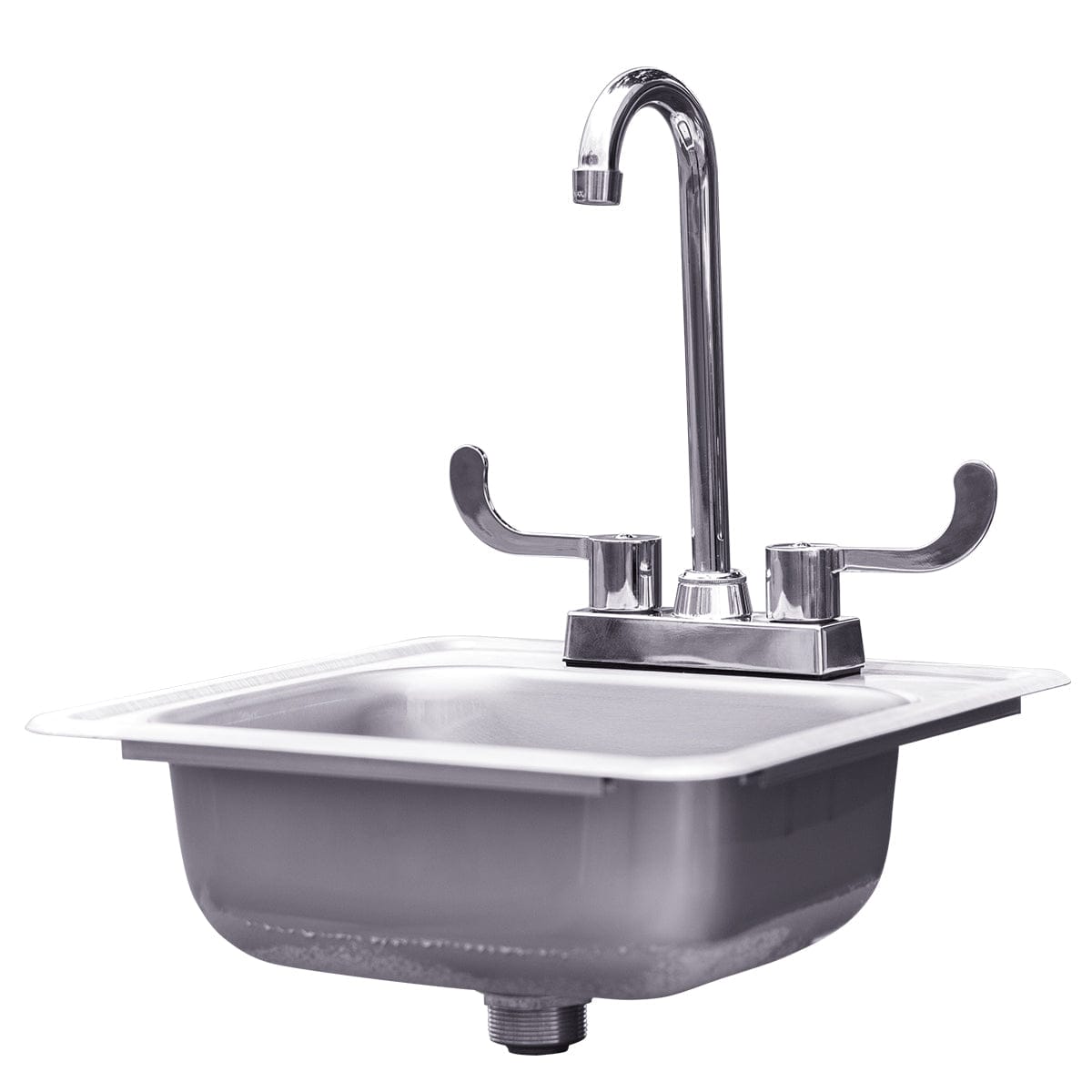 Summerset 15" Drop-in Outdoor Sink & Hot/Cold Faucet