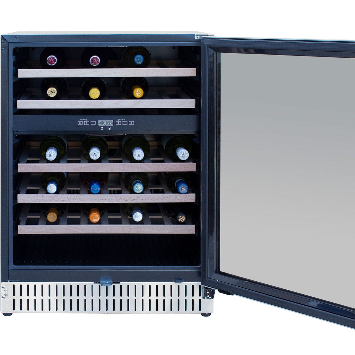 Summerset 24-Inch Outdoor Rated Dual Zone Wine Cooler - SSRFR-24WD