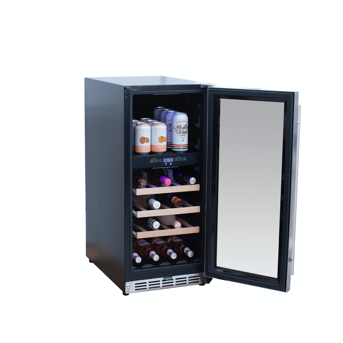 Summerset 15-Inch Outdoor Rated Dual Zone Wine Cooler - RFR-15WD