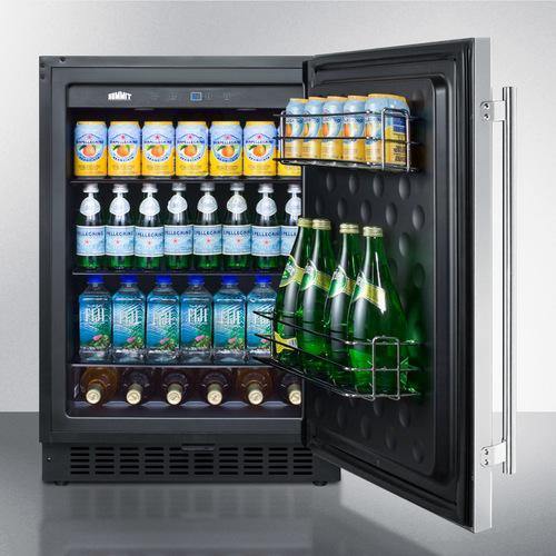 Summit - 24" Wide Outdoor All-Refrigerator | Outdoor Rated | Stainless Steel | [SPR627OS]