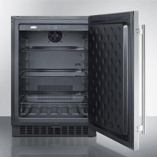 Summit - 24" Wide Outdoor All-Refrigerator | Outdoor Rated | Stainless Steel | [SPR627OS]