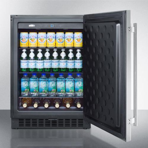 Summit - 24" Wide Outdoor All-Refrigerator | Outdoor Rated | Stainless Steel | [SPR627OS]