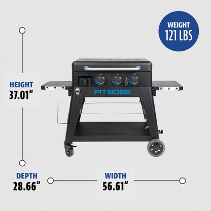 Pit Boss 3-Burner Ultimate Lift-Off Griddle
