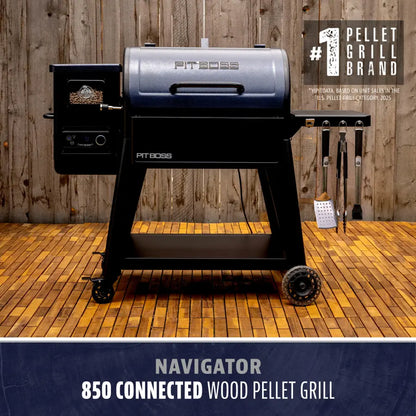 Pit Boss Navigator 850 Connected Pellet Grill - PB850M