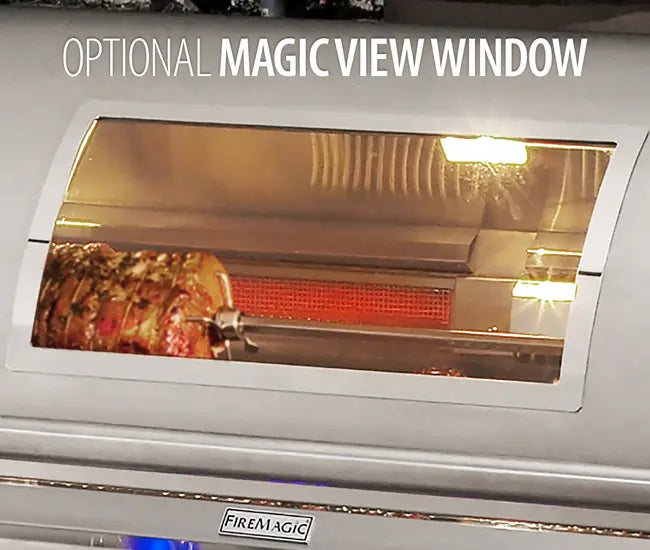 Fire Magic 36" 3-Burner Aurora Built-In Gas Grill w/ Rotisserie & Analog Thermometer (A790i)