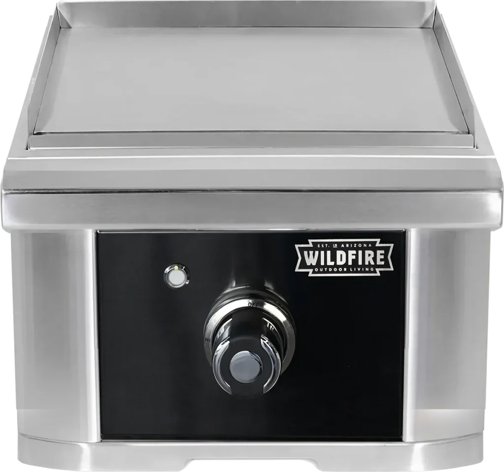 Wildfire Ranch PRO Black Stainless 15” Built-In Griddle