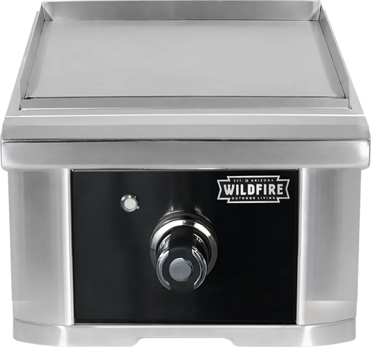 Wildfire Ranch PRO Black Stainless 15” Built-In Griddle