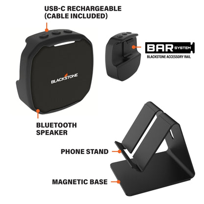 Blackstone Wireless Speaker and Phone Holder