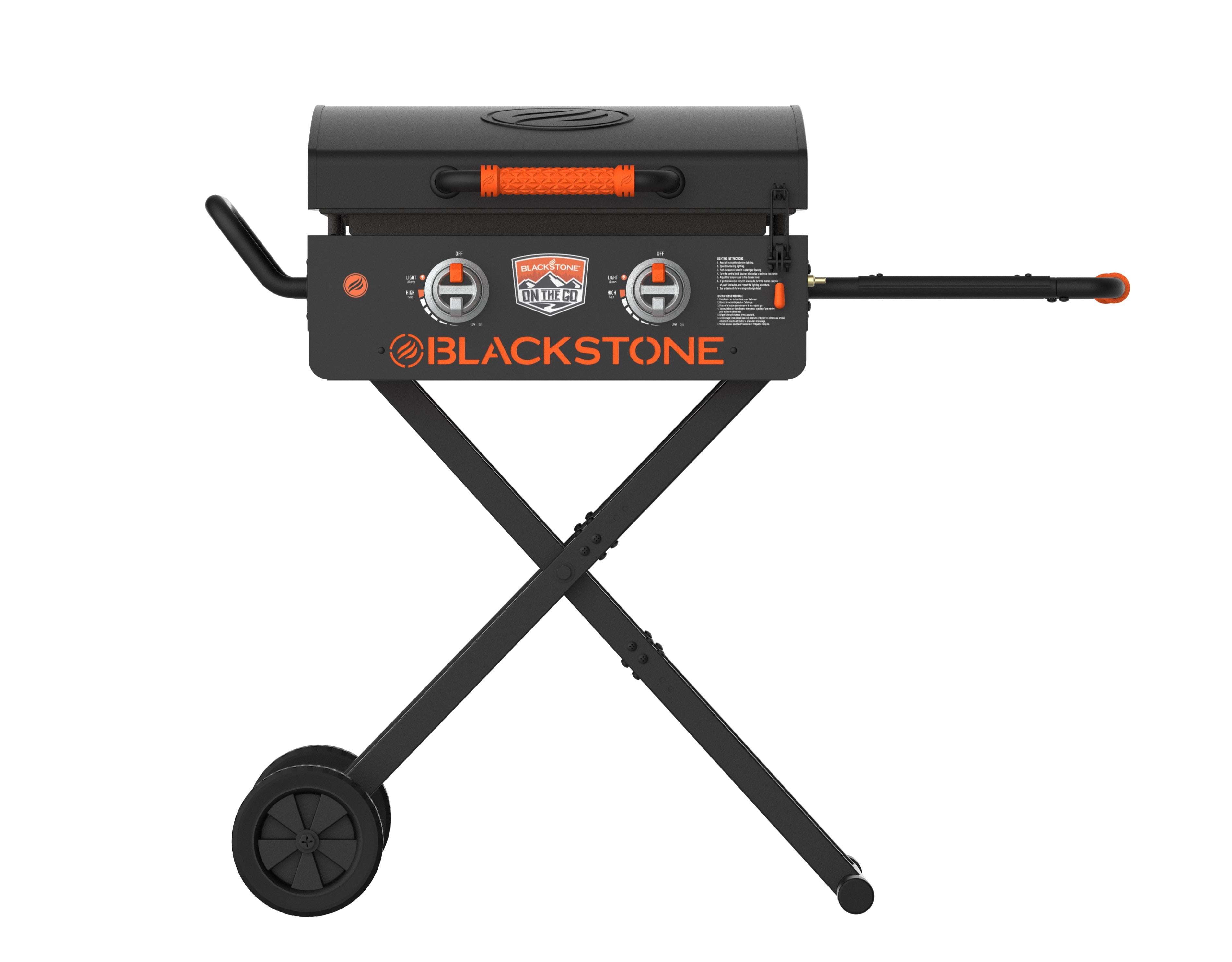 Blackstone - 22" On The Go Scissor Cart Griddle W/Hood - 2350